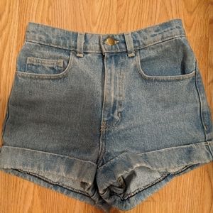 American Apparel Jean Shorts